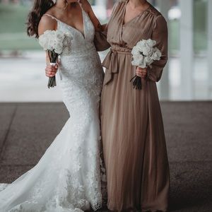 Champagne Bridesmaids Dress
